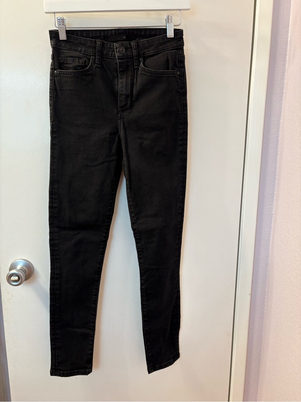 Joe's Jeans Black Skinny High-Rise Jeans